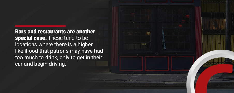 storefront crashes at bars and restaurants