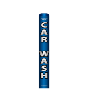 Bollard WrapCover: Car Wash